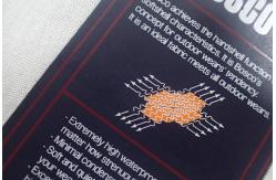 China School Uniform Flat Iron Washable Heat Transfer Label supplier