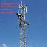 32M Wind Resistant Guyed Communication Tower For Island Telecom Coverage