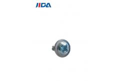 China Allen Flat Pan Head Self Tapping Machine Screw ST3x8 Blue White Zinc supplier