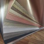 200m-400m PVC Laminated Film Embossed Stained PVC Self Adhesive Foil for sale