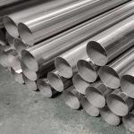Anti Corrosion SS Round Pipe Tp321 Tp321h S32205 8K Ba 5m Length Sch40 Sch20 for sale