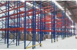 China Beverage Or Garment Heavy Duty Selective Pallet Racking System 2800lbs Capacity supplier