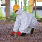 EN14126 Anti-static microporous type 456 disposable coverall for virus protection for sale