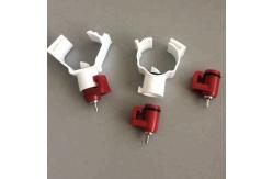 China Quail Broiler Nipple Drinker Poultry Drinking Line Parts Yellow Red supplier