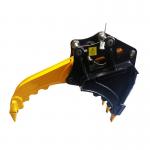 Mini Excavator Hydraulic Power Thumb Bucket Attachment Q345B Steel Excavator Parts for sale