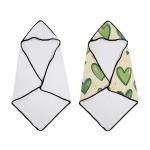 Custom 30x30 Inch blank Baby Toddler Hooded Towel Super Soft 100% Polyester Plush Sublimation Blanket For Children Reusable for sale