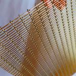 Architectural Aluminum Flat Wire Mesh For Exterior Building Metal Facade
