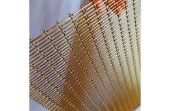 China Architectural Aluminum Flat Wire Mesh For Exterior Building Metal Facade supplier