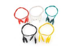 China Crocodile Clips Jumper Wires Brass / Copper / Steel Nickel Plated Finish supplier