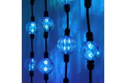 China 40mm 50mm 60mm DMX RGB Crystal LED 3D Ball Light String for Holiday Lighting supplier