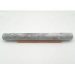 Grey Solid Marble Rolling Pin 39 x 4cm Moisture Resistant With Wood Base for sale