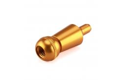 China Custom CNC Turned Parts Brass Anodized Aluminum High Precision CNC Lathe Part supplier