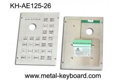 China 26 Keys Ruggedized Industrial Metal Keyboard , dustproof keyboard supplier