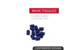 China Washable Tube Shape Silicone String Cord Locks supplier