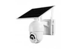 China Tuya Smart Solar Powered Outdoor Waterproof CCTV Camera 4G Security PTZ Camera supplier