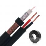 3C-2V+2x0.50, Figure 8 Communication RG6 +2C coaxial cable with power siamese cable for CCTV/CATV for sale