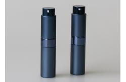 China Empty 8 Ml Portable Twist And Spritz Atomiser Refillable With Glass Container supplier