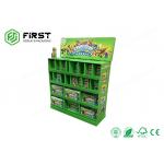 Recyclable POP Carton Stand Customized Printing Cardboard Floor Display Stand for sale