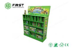 China Recyclable POP Carton Stand Customized Printing Cardboard Floor Display Stand supplier