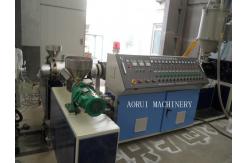 China High Efficiency Plastic Pipe Extrusion Line , PPR SIngle Screw Pipe Extrusion Machinery supplier