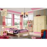 children pine solid wood bed room set furniture,#1007 for sale