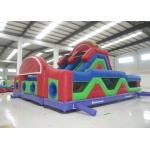 Giant Inflatable Assault Course , Outdoor Game Boot Camp Bouncy Obstacle Course for sale