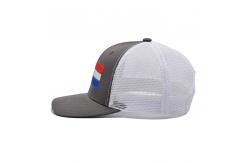 China Pre curved Richardson 112 Trucker Hats 6 Panel Flat Embroidery Custom Logo supplier