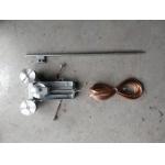 Aluminum Wheel Grounding Block Grounding Devices For Rope And Conductors for sale
