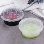 2oz Clear Disposable Plastic Portion Cups With Lids, Sauce Cups Souffle Cups, Jello Shot Cups for sale