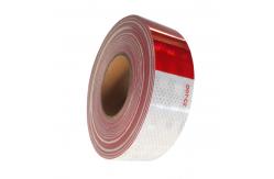 China Night  Infrared Honeycomb Automotive  Red And Silver Reflective Tape supplier