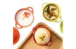 China Mini Stoneware Ceramic Oven Bowl Pot For Creme Brulee Cake Oven supplier