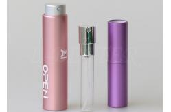China Oxidation aluminum case Handbag Refillable Twist And Spritz Atomiser supplier