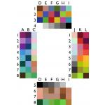 Multi - Functional Resolution Test Chart SineImage YE042 For Digital Cameras / Lenses