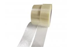 China Single Side Bi - Directional Filament Fiberglass Mesh Tape For Heavy Duty Packaging supplier