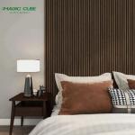 Ceiling Decorative Acoustic Wooden Wall Panels With Polyester Fiber Acoustic Panel for sale