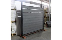 China Faux DIY WPC Construction Fencing Panels Waterproof supplier