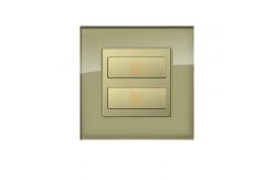 China Impact Resistant Tempered Glass Light Switch RS485 Protocol  12V DC supplier