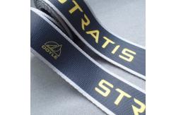 China Customized Non Elastic Embroidered polyester webbing straps supplier