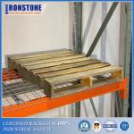 Warehouse Pallet Rack Shelving With Galvanized Wire Mesh Decks For Storage for sale