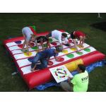 Waterproof Pvc Inflatable Amusement Park , Enviromental Twister Games for sale