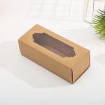 Transparent Window Macaron Packaging Box White Cardboard Baking Biscuits Western Pastry Packaging Box