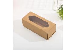 China Transparent Window Macaron Packaging Box White Cardboard Baking Biscuits Western Pastry Packaging Box supplier