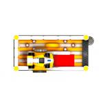 Car Themed Inflatable Obstacle Game Digital Printing Big Bouncy Castle