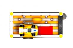 China Car Themed Inflatable Obstacle Game Digital Printing Big Bouncy Castle supplier