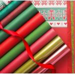 Partysu Christmas Red Green Series Waterproof Floral Flower Packaging Paper Vibrant and Waterproof for sale