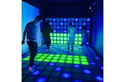China 30x30cm Factory Interactive Active Game Led Floor Activate Dance Floor supplier
