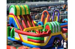 China Multi Adult Jumping Inflatable Amusement Park Bouncy Castle Slide supplier