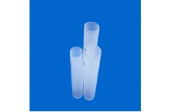 China Milky Opaque Quartz Glass Tube 10-300mm Length For High Temperature Thermocouple supplier