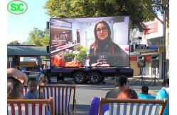 China HD P4 Advertising Mobile Truck Mount Led Display Digital Billboard Waterproof supplier