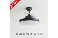 China Modern Style 1stshine LED Ceiling Fan with Remote Control and Retractable Design supplier